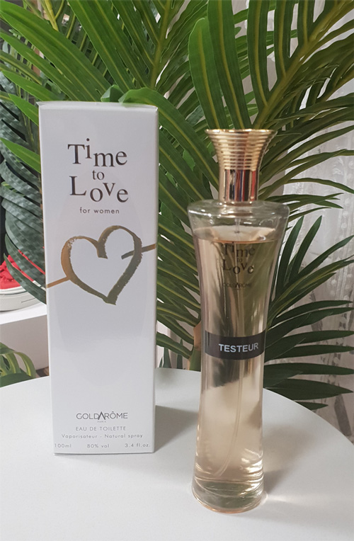 Eau de toilette Time To Love femme ⋆ Goldarome Paris - 100ml